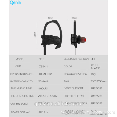 Christmas Gift Q10 sport best bluetooth headset stereo bluetooth sports headphone&earphone U8